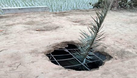 চলাচলের জন্য উন্মুক্ত করার পরপরই ধসে পড়েছে কালভার্ট