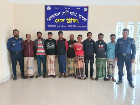 বেনাপোল সাজাভূক্ত আসামীসহ গ্রেফতার-৯