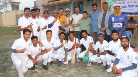 রিপন অটোস স্পোর্টস একাডেমির ঘরে শিরোপা