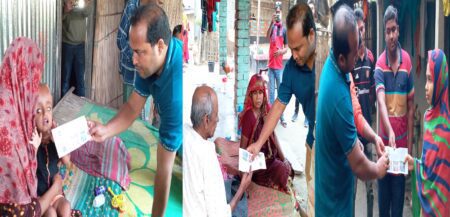 শৈলকুপায় দরিদ্র রোগী-শিক্ষার্থীকে সহায়তা করলো স্বেচ্ছাসেবী সংগঠন