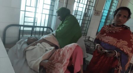কলারোয়ায় কলেজ ছাত্রী ও তার মাকে কুপিয়ে জখম