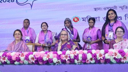 পাঁচ নারীকে জয়িতা পুরস্কার দিলেন প্রধানমন্ত্রী