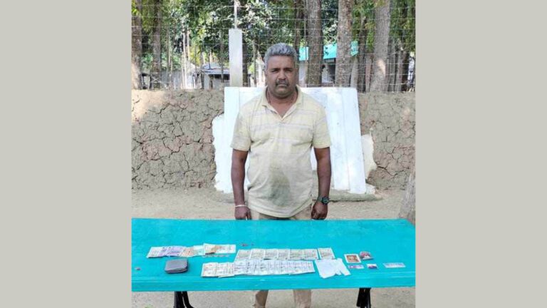 মহেশপুর সীমান্তে ডলার-রুপিসহ ভারতীয় পুলিশ সদস্য আটক