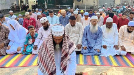 ঝিনাইদহের বিভিন্ন গ্রামে ঈদুল ফিতর পালন