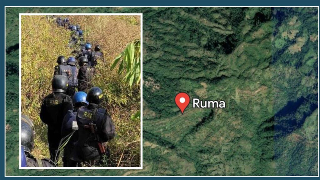 রুমায় অস্ত্রসহ কেএনএফের ৯ সদস্য গ্রেপ্তার