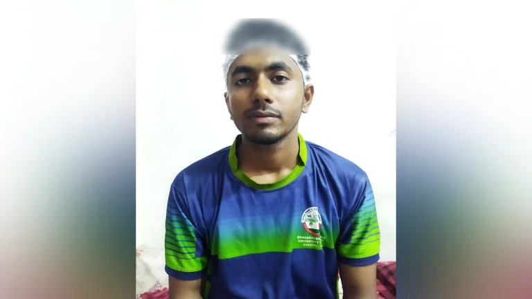 ভুক্তভোগী শিক্ষার্থী শাহরীন রহমান।
