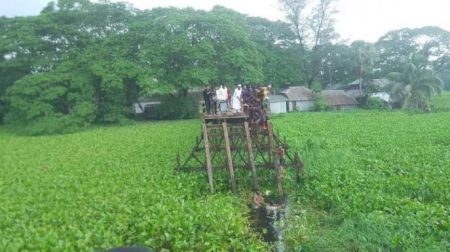 সেতু ভেঙে বিয়ের যাত্রীসহ মাইক্রোবাস খালে, নিহত ১০