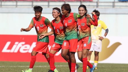 তহুরার হ্যাটট্রিকে ভুটানকে উড়িয়ে ফাইনালে বাংলাদেশ