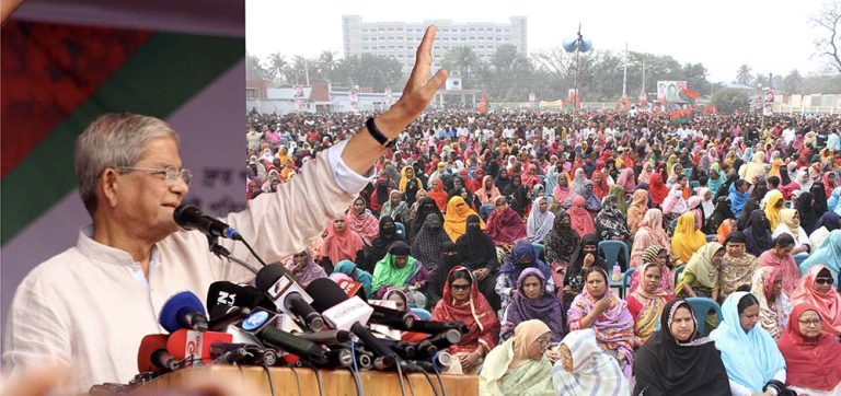 জাতীয় সরকার নির্বাচনের আগে কোনো নির্বাচন হতে দেয়া হবে না : যশোরে মির্জা ফখরুল