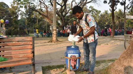 ডাস্টবিনে শেখ হাসিনা