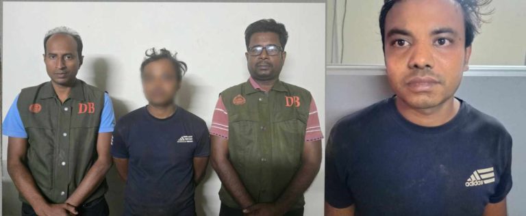যশোর শহরের শংকরপুর এলাকার শীর্ষ সন্ত্রাসী জাফর যশোর ডিবি পুলিশের হাতে আটক