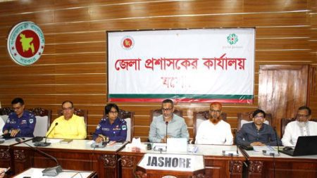 যশোরে আইন শৃঙ্খলা কমিটির সভা