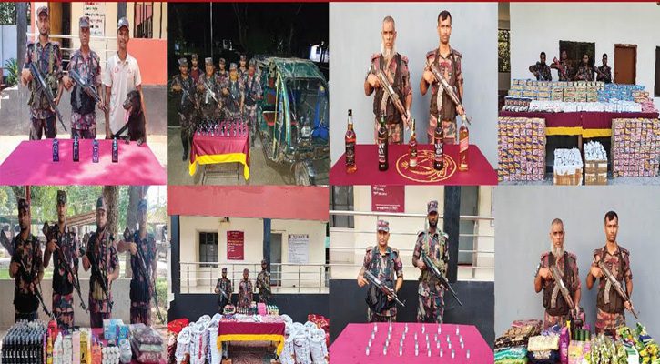 বেনাপোল সীমান্ত থেকে ২ কোটি টাকার ভারতীয় চোরাই পণ্য জব্দ