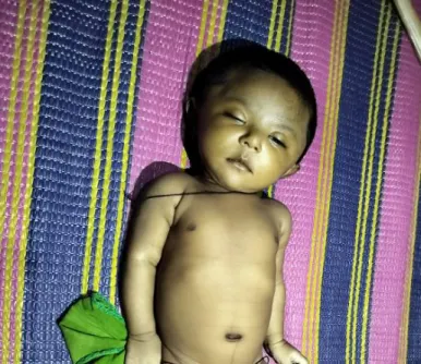 দাদার লাঠির আঘাতে প্রাণ গেলো এক মাসের শিশুর