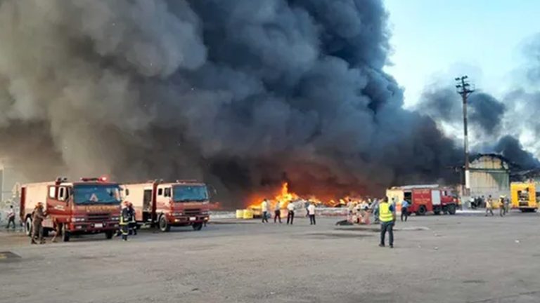 কুরিয়ার সেকশন থেকে আগুনের সূত্রপাত