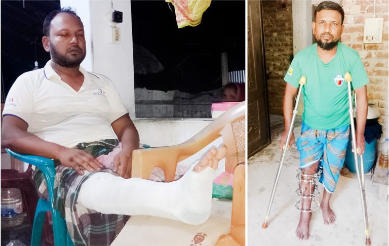 জীবিকার প্রয়োজনে বের হয়ে দুর্ঘটনায় পঙ্গু চালক-হেলপারের মানবেতর জীবনযাপন জীবিকার প্রয়োজনে বের হয়ে দুর্ঘটনায় পঙ্গু চালক-হেলপারের মানবেতন জীবনযাপন