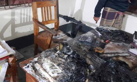 মাগুরায় গ্রামীণ ব্যাংকে আগুন দিল দুর্বৃত্তরা