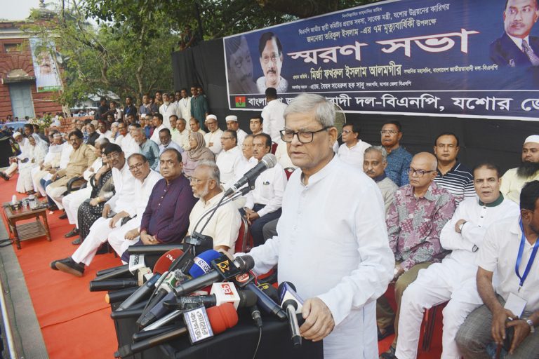 নির্বাচন বানচালের চক্রান্ত করছে কয়েকটি রাজনৈতিক দল : মির্জা ফখরুল