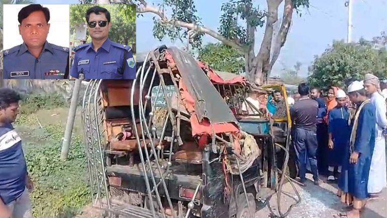কুষ্টিয়া ও সাতক্ষীরায় সড়ক দুর্ঘটনা : ২ পুলিশ কর্মকর্তা নিহত, নসিমন–মোটরসাইকেল সংঘর্ষে মা-ছেলে নিহত কুষ্টিয়া ও সাতক্ষীরায় সড়ক দুর্ঘটনা : ২ পুলিশ কর্মকর্তা নিহত, নসিমন–মোটরসাইকেল সংঘর্ষে মা-ছেলে নিহত