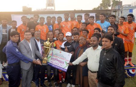 আন্তঃকলেজ ফুটবল টুর্নামেন্টে আবারও জেলা চ্যাম্পিয়ন আল হেরা