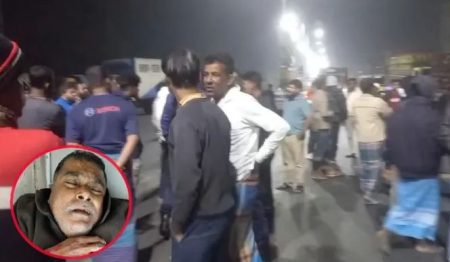 যশোরে সড়ক দুর্ঘটনায় পল্লী চিকিৎসক আহত, স্থানীয়দের বিক্ষোভ