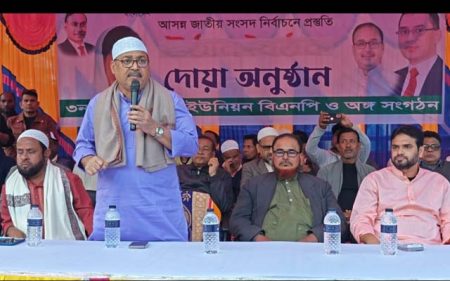 খালেদা জিয়ার সুস্থতার জন্য বাহাদুরপুরে দোয়া চাইলেন মফিকুল হাসান তৃপ্তি