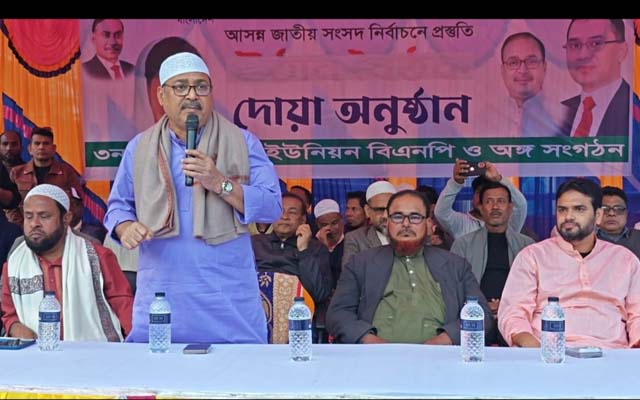 খালেদা জিয়ার সুস্থতার জন্য বাহাদুরপুরে দোয়া চাইলেন মফিকুল হাসান তৃপ্তি