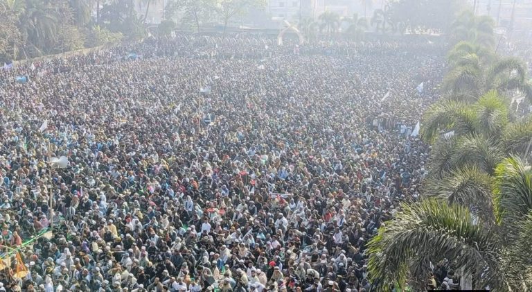 যশোরে জামায়াতের জনসভা : জনসমুদ্রে রূপ নেয় কেন্দ্রীয় ঈদগাহ ময়দান