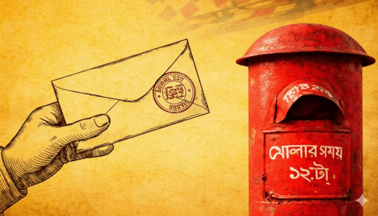 লাল ডাকবাক্স আর হলুদ খামের চিঠির দিনগুলো