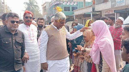 অমিতের প্রতিশ্রুতি : পিতার অসমাপ্ত উন্নয়ন কাজ শেষ করব