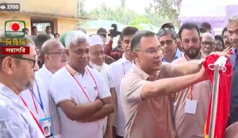 উলাশীতে প্রধানমন্ত্রী, করলেন খাল খনন উদ্বোধন